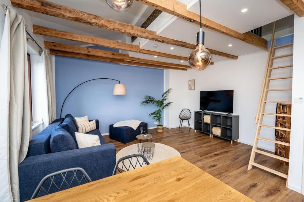 Moderne Maisonette Wohnung Im Fluesseviertel Brema Zewnętrze zdjęcie