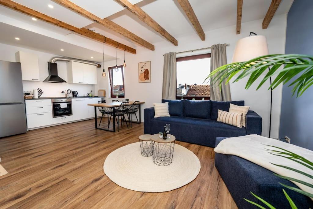 Moderne Maisonette Wohnung Im Fluesseviertel Brema Zewnętrze zdjęcie
